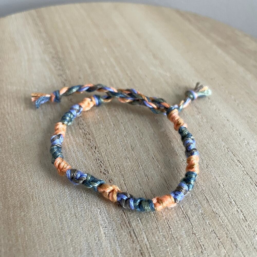 Maki Bracelet anklet trendy comfortable tie embroidery thread woven gift